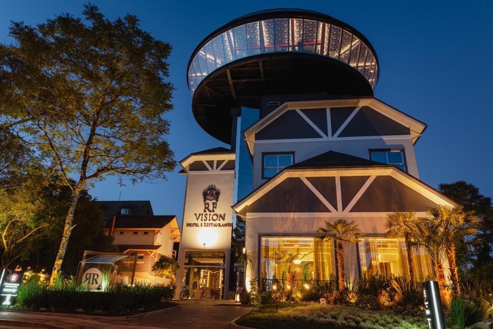 Hotel E Restaurante Giratorio Rf Vision - A Melhor Vista 360 De Gramado Exteriör bild